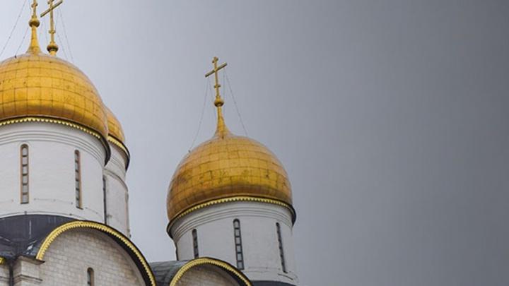 The Cathedral of the Dormition, a Russian Orthodox church in Moskow.